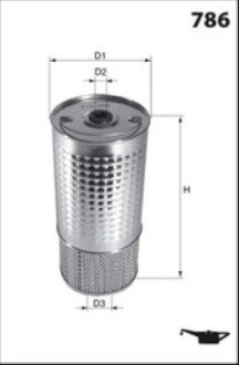 Масляный фильтр mecafilter ELH4151