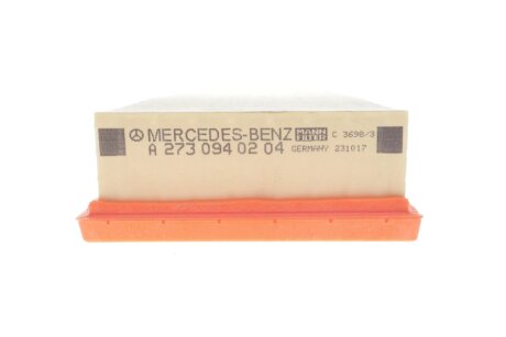 Фільтр повітряний двигуна mercedes 2730940404