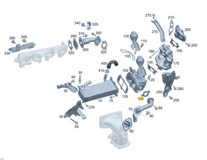Прокладка клапана mercedes 6511420480