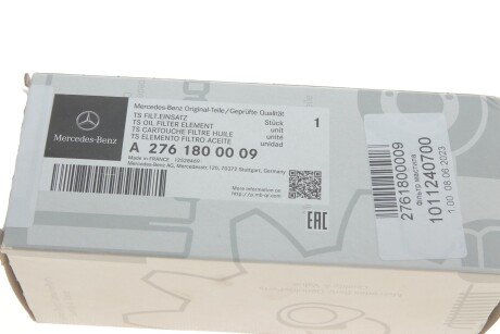Масляный фильтр mercedes 2761800009
