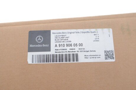 Передняя фара mercedes 9109060500