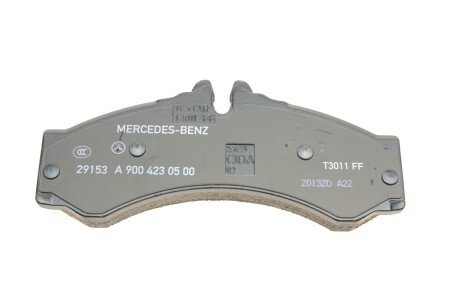 Колодки ручного (стоячого) гальма mercedes 9004200400