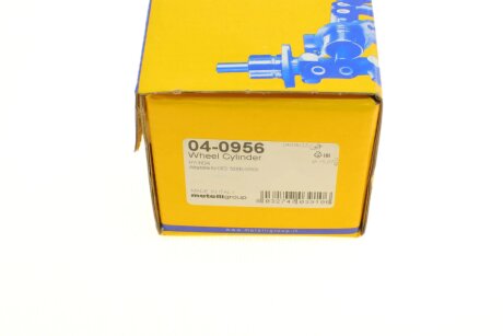 Циліндр гальмівний робочий metelli 040956