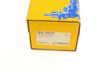 Циліндр гальмівний робочий metelli 041017