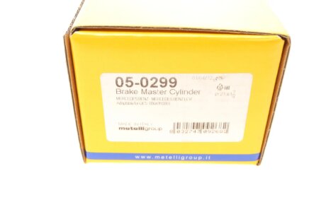 Циліндр гальмівний головний metelli 050299