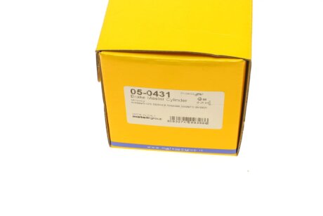 Циліндр гальмівний головний metelli 050431