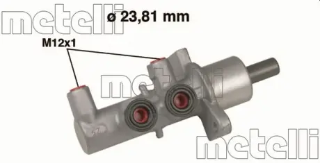 Циліндр гідравлічний гальмівний metelli 050567