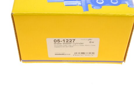 Циліндр гальмівний (головний) metelli 051227