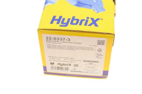 Комплект гальмівних колодок (дискових) metelli 2203373