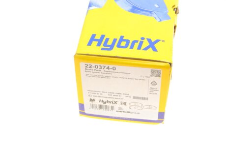 Комплект гальмівних колодок (дискових) metelli 2203740