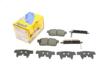 Комплект гальмівних колодок (дискових) metelli 2204150