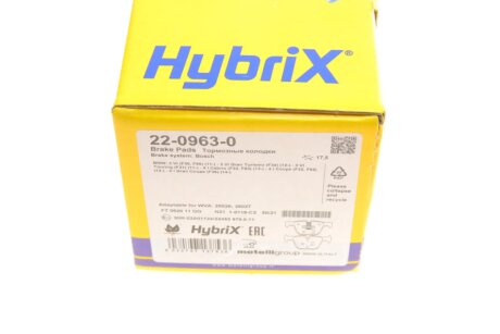 Комплект гальмівних колодок (дискових) metelli 2209630