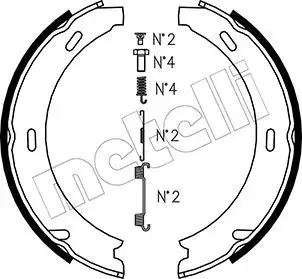 Комплект гальмівних колодок (барабанних) metelli 530233K