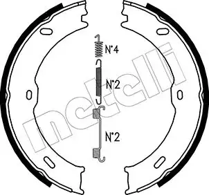Комплект гальмівних колодок (барабанних) metelli 530246K