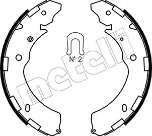 Комплект гальмівних колодок (барабанних) Metelli 530269 (фото 1)