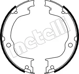 Комплект гальмівних колодок (барабанних) metelli 530317
