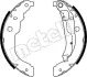 Колодки ручного (стоячого) гальма Metelli 530333 (фото 1)