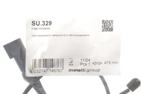 Датчик зносу гальмівних колодок metelli SU329