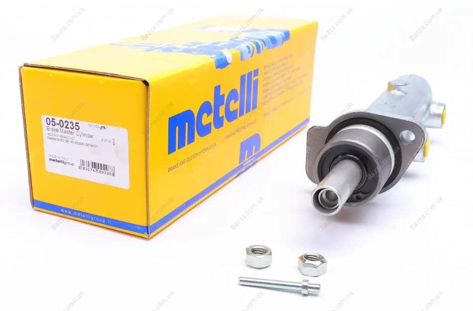Циліндр гальмівний головний metelli 050235