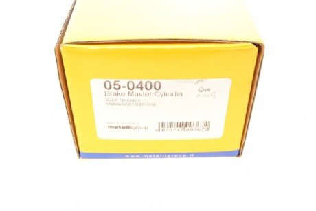 Циліндр гальмівний головний metelli 050400