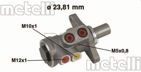 Циліндр гальмівний головний metelli 05-0448 на Мазда 2