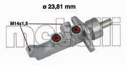 Циліндр гальмівний головний metelli 05-0648 на Тойота Авенсис т25