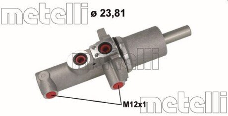 Циліндр гальмівний головний metelli 05-1145