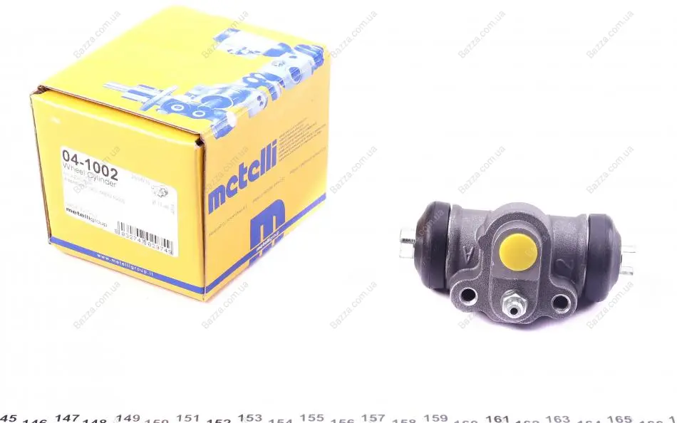 Циліндр гальмівний робочий metelli 04-1002