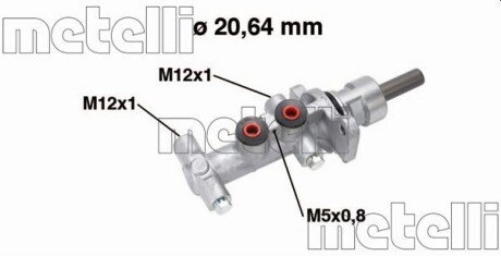 Циліндр тормозной metelli 05-0768