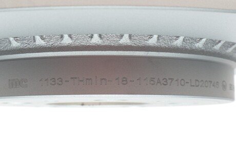 Вентильований гальмівний диск metelli 231133C