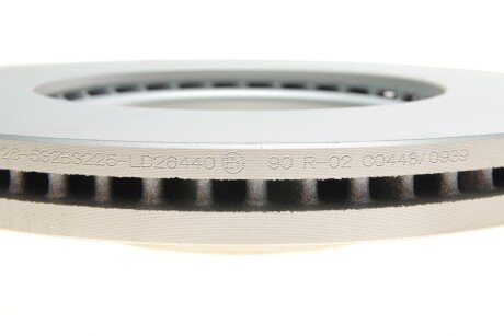 Вентильований гальмівний диск metelli 231857C