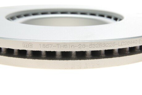 Вентильований гальмівний диск metelli 231857C