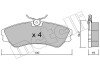 Комплект гальмівних колодок (дискових) metelli 22-0162-0