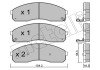 Комплект гальмівних колодок (дискових) metelli 22-0374-0