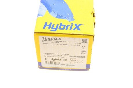 Комплект гальмівних колодок (дискових) metelli 2204840