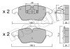 Комплект гальмівних колодок (дискових) metelli 22-0548-2