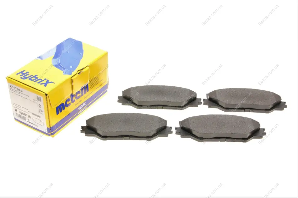 Комплект гальмівних колодок (дискових) metelli 2207600