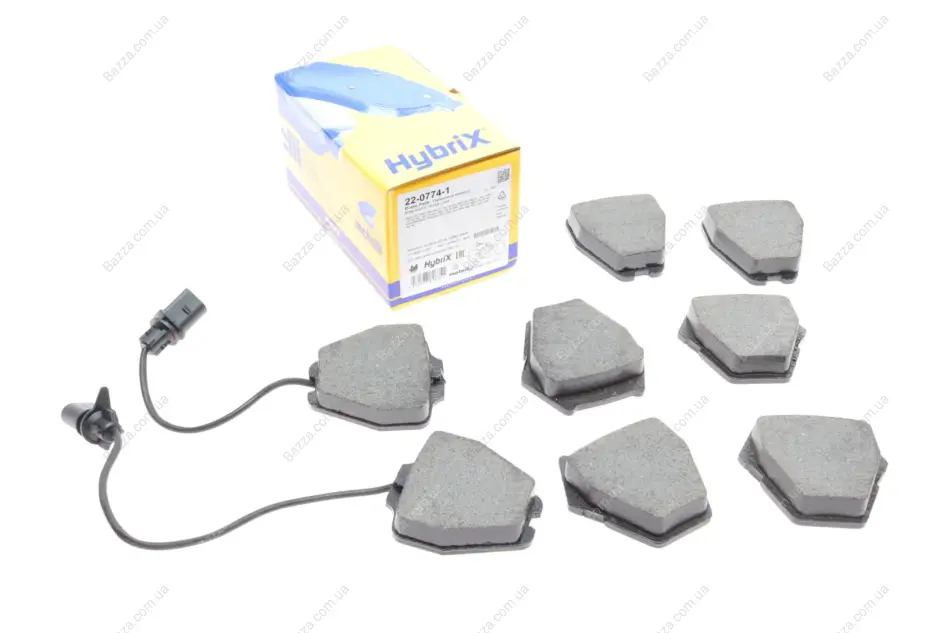 Комплект гальмівних колодок (дискових) metelli 22-0774-1