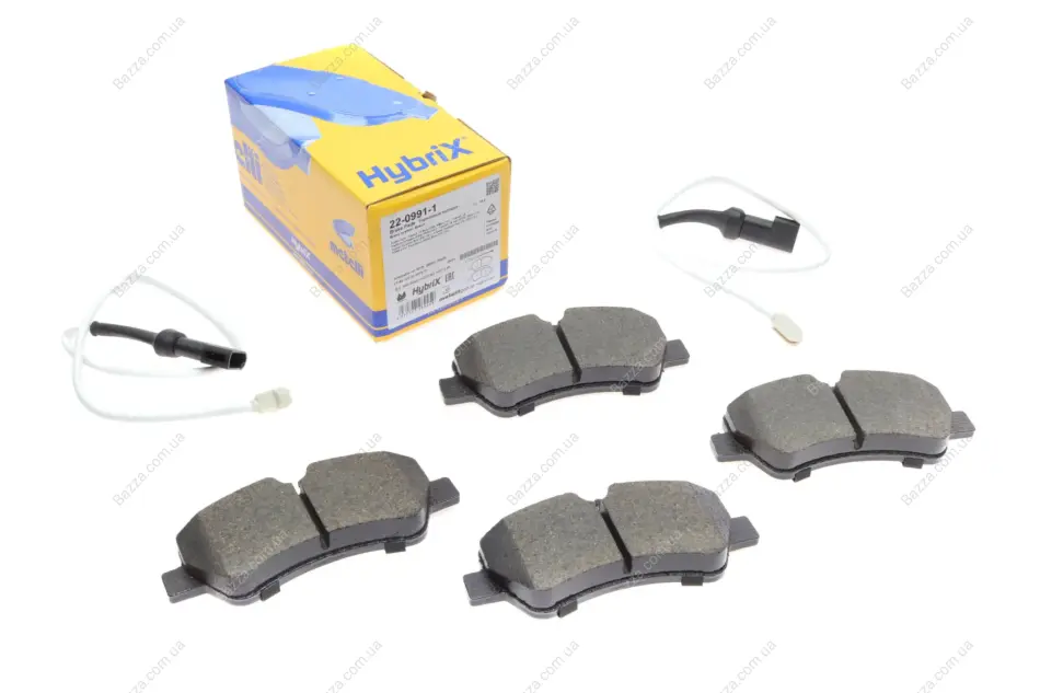 Комплект гальмівних колодок (дискових) metelli 22-0991-1