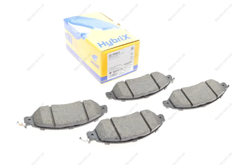 Комплект гальмівних колодок (дискових) Metelli 2210450 (фото 1)