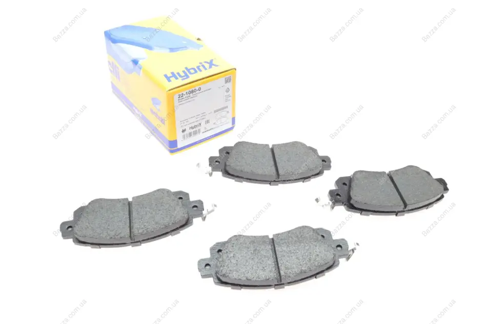 Комплект гальмівних колодок (дискових) Metelli 2210800 (фото 1)