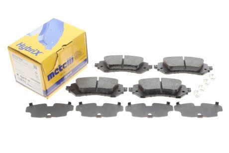 Комплект гальмівних колодок (дискових) metelli 2212190