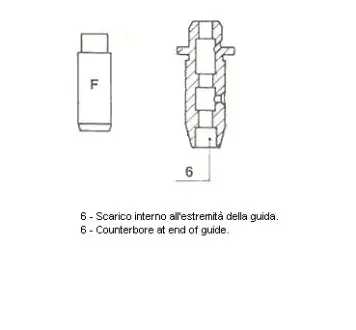 Направляющие клапанов metelli 012583 Ниссан Сентра