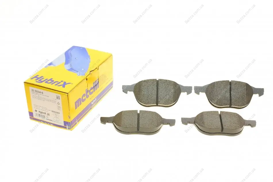 Передні тормозні (гальмівні) колодки Metelli 2205340 (фото 1)
