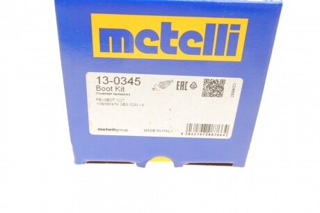 Пыльник шруса (гранаты) внутренний-наружный metelli 130345