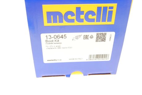 Пыльник шруса (гранаты) внутренний-наружный metelli 130645