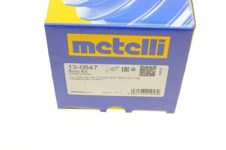 Пильовик шруса (гранати) внутрішній-зовнішній metelli 130647