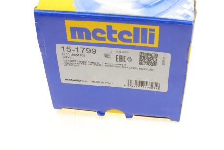 Пыльник шруса (гранаты) внутренний-наружный metelli 151799