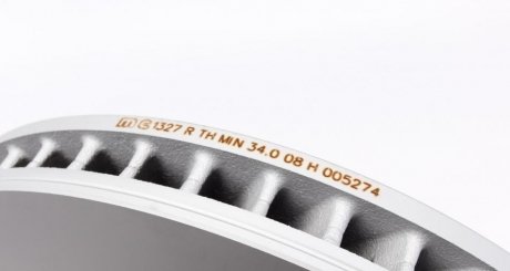 Вентильований гальмівний диск metelli 231327C