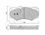 Тормозные колодки metelli 22-0014-0